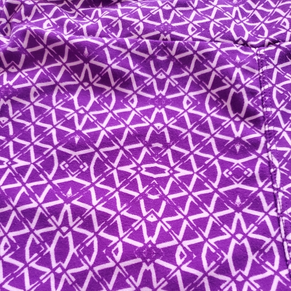 3 pairs LuLaRoe One Size Leggings NWOT Bambi Disney purple - Picture 5 of 8